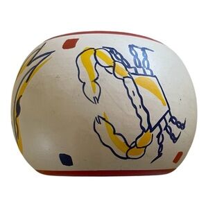 DII Napkin Rings, 6, Crabs & Fishes, Beige & Ivory, Made in India, Vintage 2004.